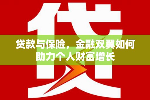 界首贷款与保险，金融双翼如何助力个人财富增长