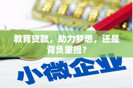 界首教育贷款，助力梦想，还是背负重担？