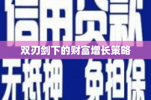界首双刃剑下的财富增长策略