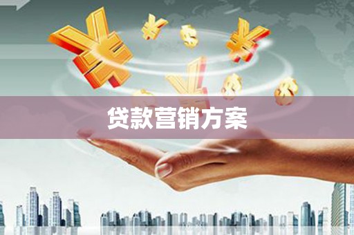 界首贷款营销方案