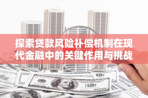 界首探索贷款风险补偿机制在现代金融中的关键作用与挑战
