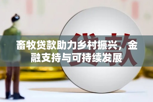 界首畜牧贷款助力乡村振兴，金融支持与可持续发展