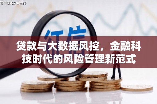 界首贷款与大数据风控，金融科技时代的风险管理新范式