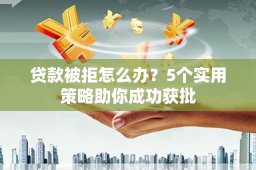界首贷款被拒怎么办？5个实用策略助你成功获批