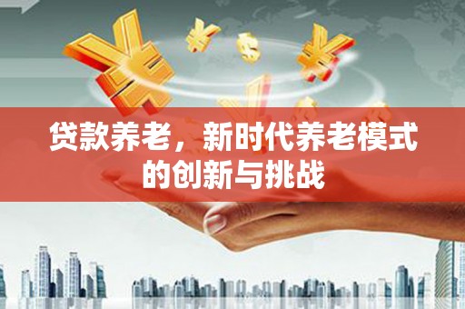 界首贷款养老，新时代养老模式的创新与挑战