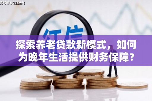 界首探索养老贷款新模式，如何为晚年生活提供财务保障？