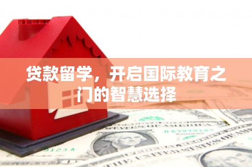 界首贷款留学，开启国际教育之门的智慧选择
