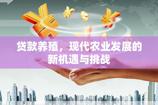 界首贷款养殖，现代农业发展的新机遇与挑战
