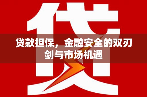 界首贷款担保，金融安全的双刃剑与市场机遇