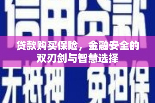 界首贷款购买保险，金融安全的双刃剑与智慧选择