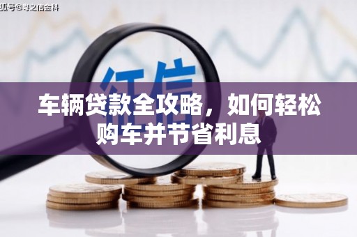 界首车辆贷款全攻略，如何轻松购车并节省利息