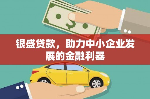 界首银盛贷款，助力中小企业发展的金融利器