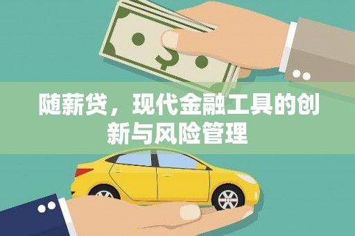界首随薪贷，现代金融工具的创新与风险管理