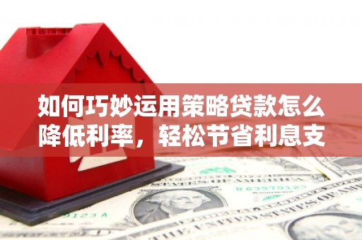 界首如何巧妙运用策略贷款怎么降低利率，轻松节省利息支出