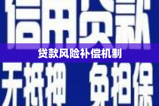 界首贷款风险补偿机制