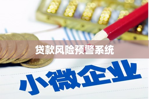 界首贷款风险预警系统