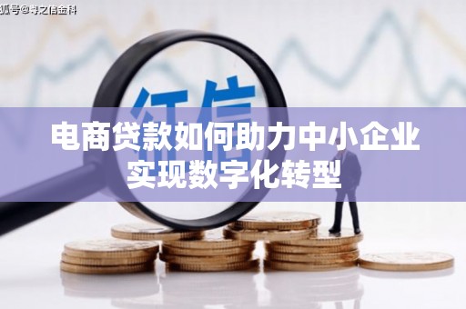 界首电商贷款如何助力中小企业实现数字化转型