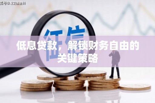 界首低息贷款，解锁财务自由的关键策略