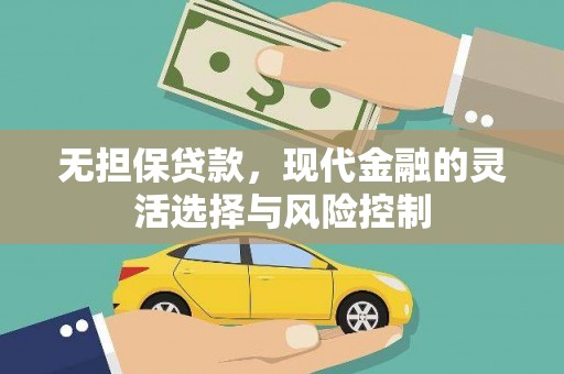 界首无担保贷款，现代金融的灵活选择与风险控制