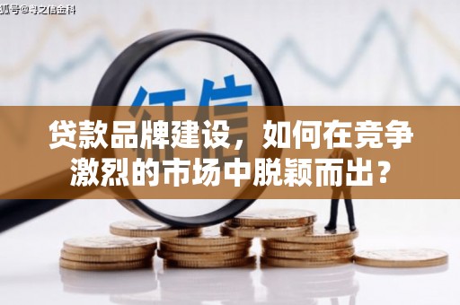 界首贷款品牌建设，如何在竞争激烈的市场中脱颖而出？