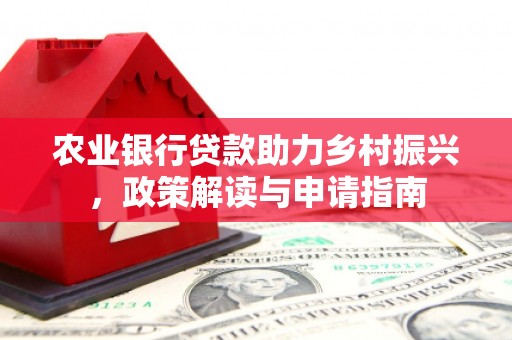 界首农业银行贷款助力乡村振兴，政策解读与申请指南