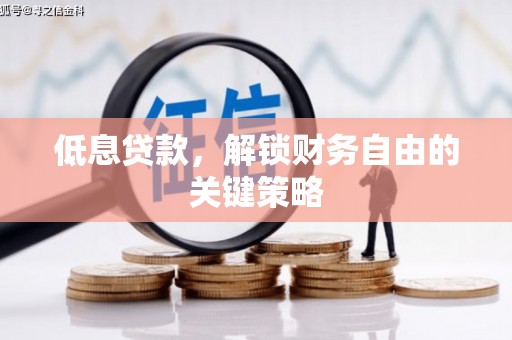 界首低息贷款，解锁财务自由的关键策略