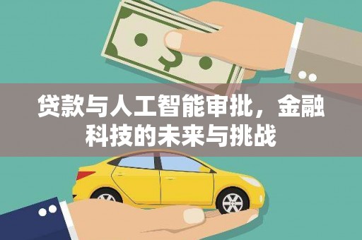 界首贷款与人工智能审批，金融科技的未来与挑战