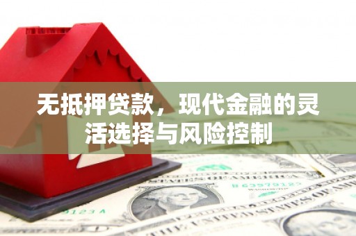 界首无抵押贷款，现代金融的灵活选择与风险控制