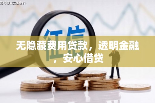 界首无隐藏费用贷款，透明金融，安心借贷
