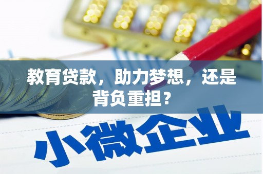 界首教育贷款，助力梦想，还是背负重担？