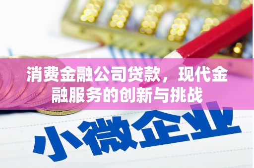 界首消费金融公司贷款，现代金融服务的创新与挑战