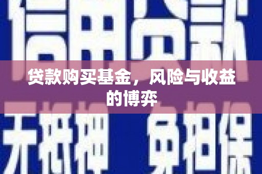 界首贷款购买基金，风险与收益的博弈