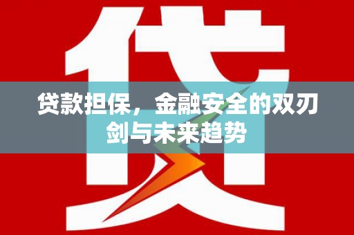界首贷款担保，金融安全的双刃剑与未来趋势