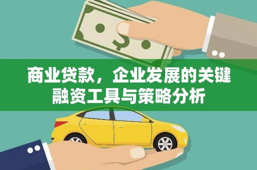 界首商业贷款，企业发展的关键融资工具与策略分析