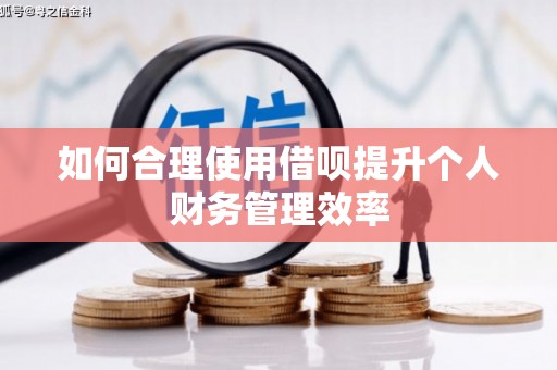 界首如何合理使用借呗提升个人财务管理效率