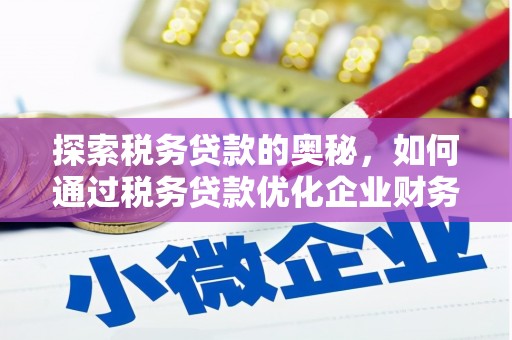 界首探索税务贷款的奥秘，如何通过税务贷款优化企业财务
