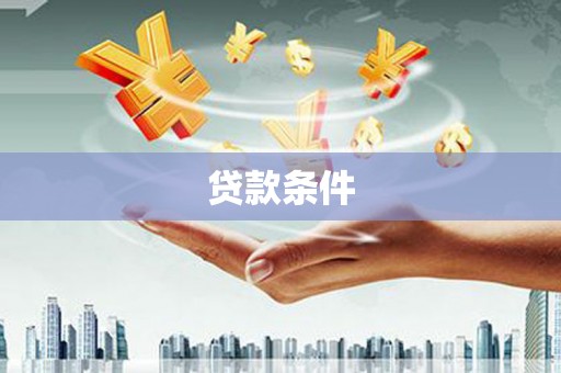 界首贷款条件