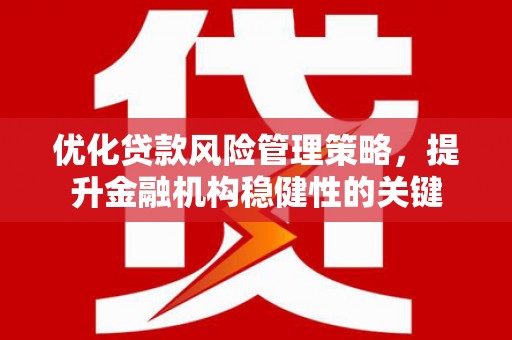 界首优化贷款风险管理策略，提升金融机构稳健性的关键