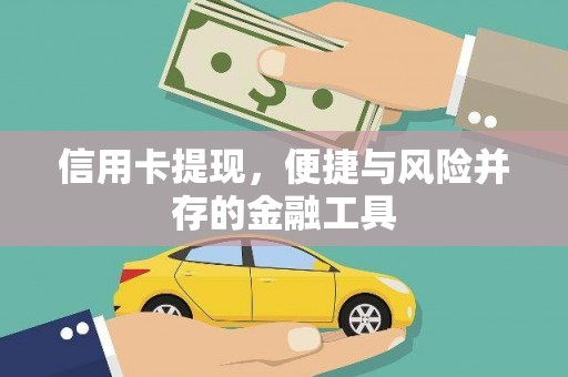 界首信用卡提现，便捷与风险并存的金融工具
