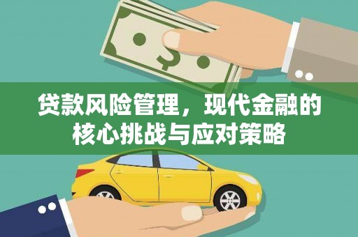 界首贷款风险管理，现代金融的核心挑战与应对策略