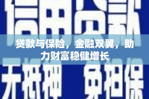 界首贷款与保险，金融双翼，助力财富稳健增长