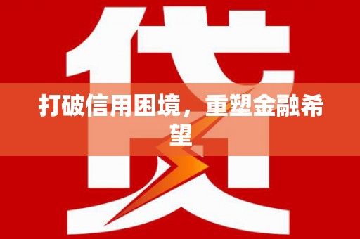 界首打破信用困境，重塑金融希望